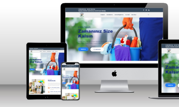 Temizlik Hizmetleri Web sitesi