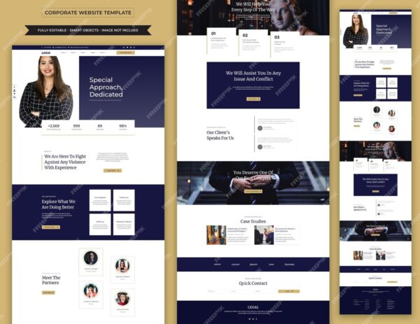 Avukatlık ve Hukuk Bürosu Web Sitesi Tasarımı