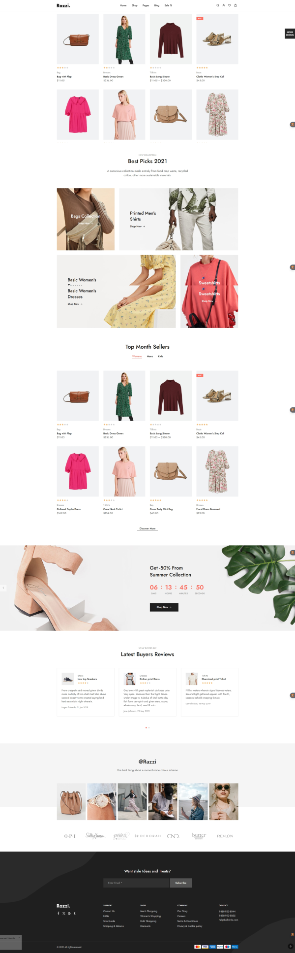 Classic Moda ve Giyim Teması Full Sistem