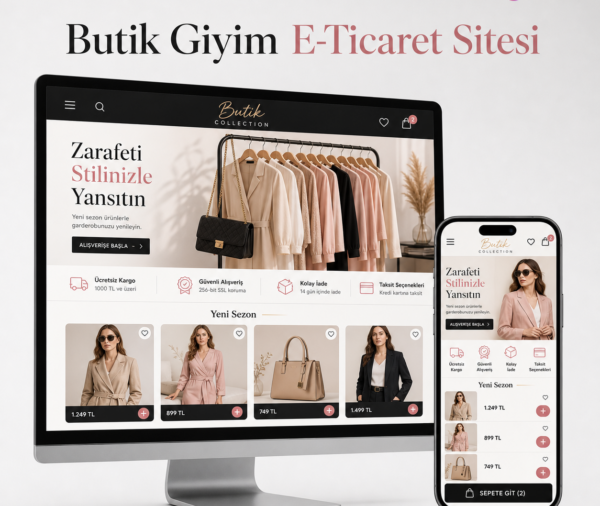 Butik Giyim E-Ticaret Sitesi