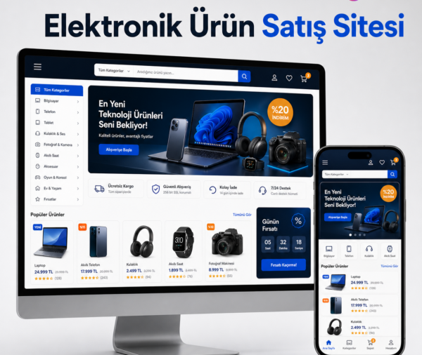 Elektronik Ürün Satış Sitesi