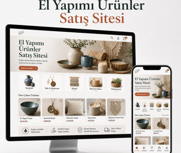 El Yapımı Ürünler Satış Sitesi