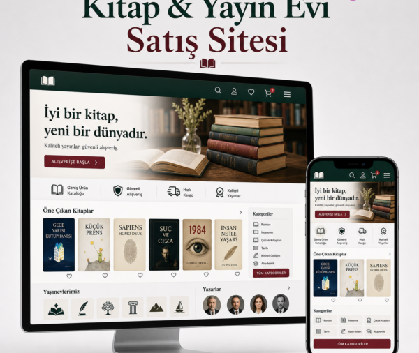 Kitap & Yayın Evi Satış Sitesi