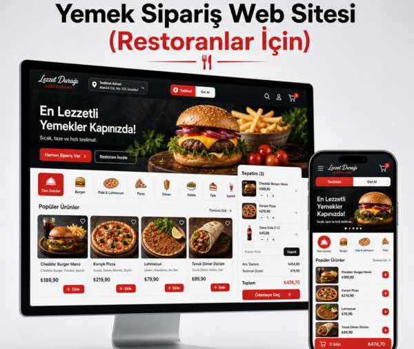 Yemek Sipariş Web Sitesi (Restoranlar İçin)