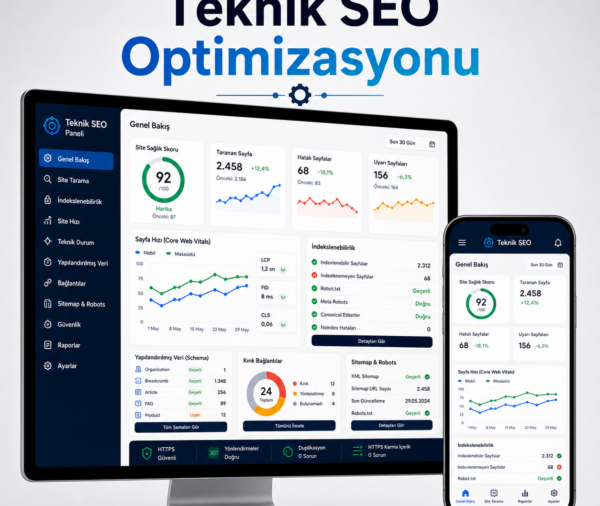 Teknik SEO Paketi (Site Hızı, Yapısal Hatalar)